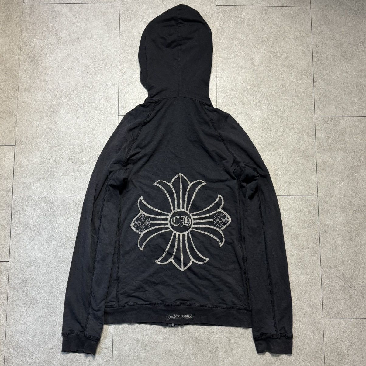 Chrome Hearts Vintage Chrome hearts CH Plus Zip Hoodie Size US S / EU 44-46 / 1 - 2 Thumbnail