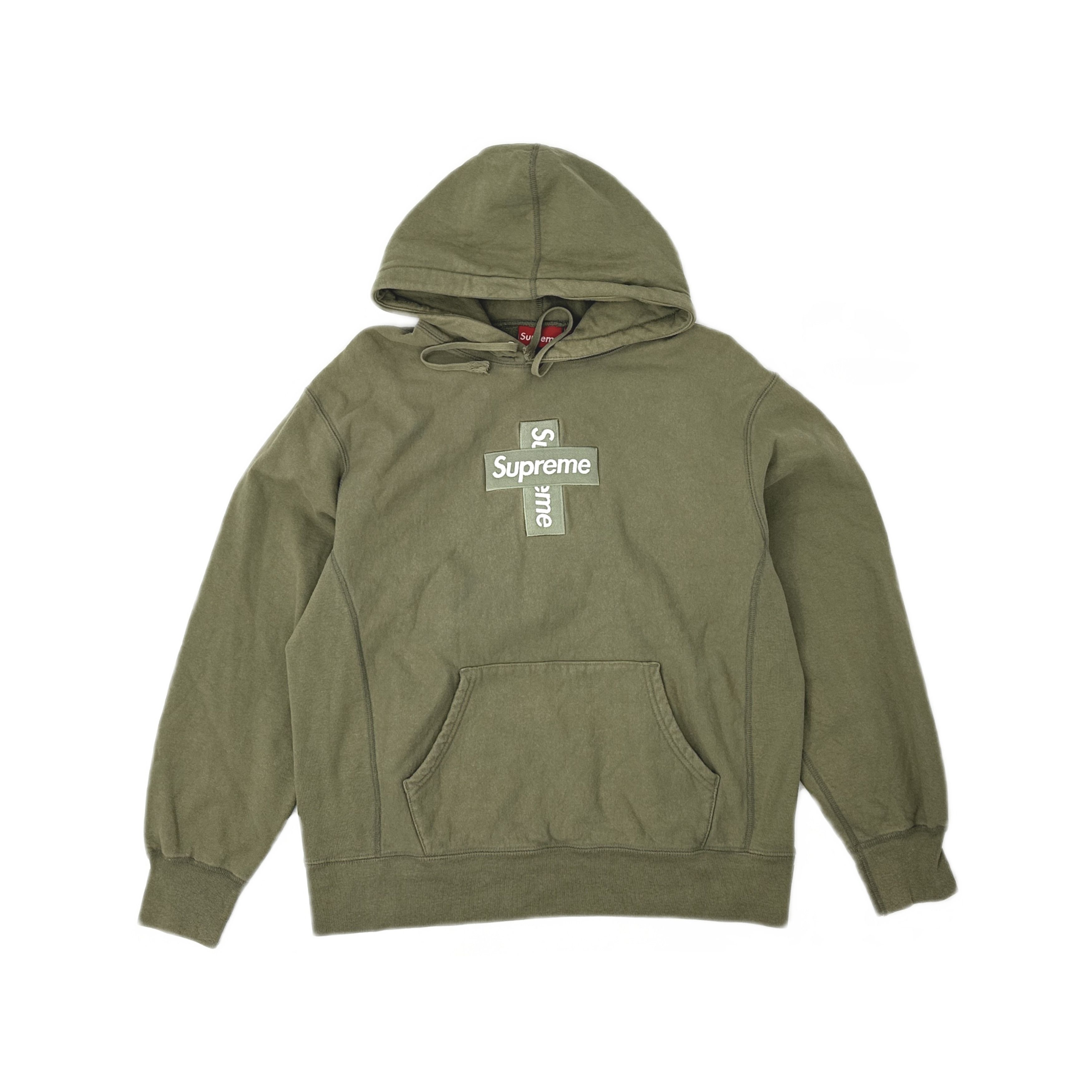 Supreme Supreme Cross Box Logo Hoodie Medium | Grailed