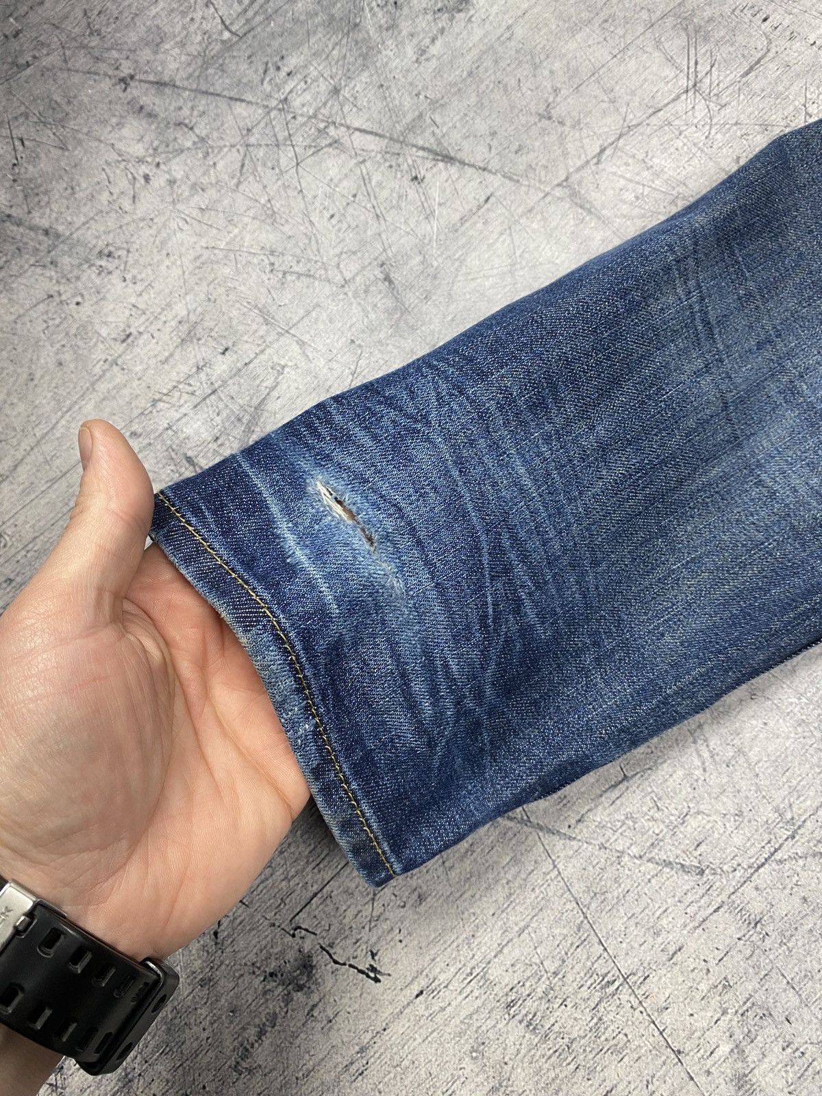 Polo Ralph Lauren × Vintage Vintage 00s Polo Ralph Lauren Distressed Denim Jeans Pants Size US 34 / EU 50 - 9 Thumbnail
