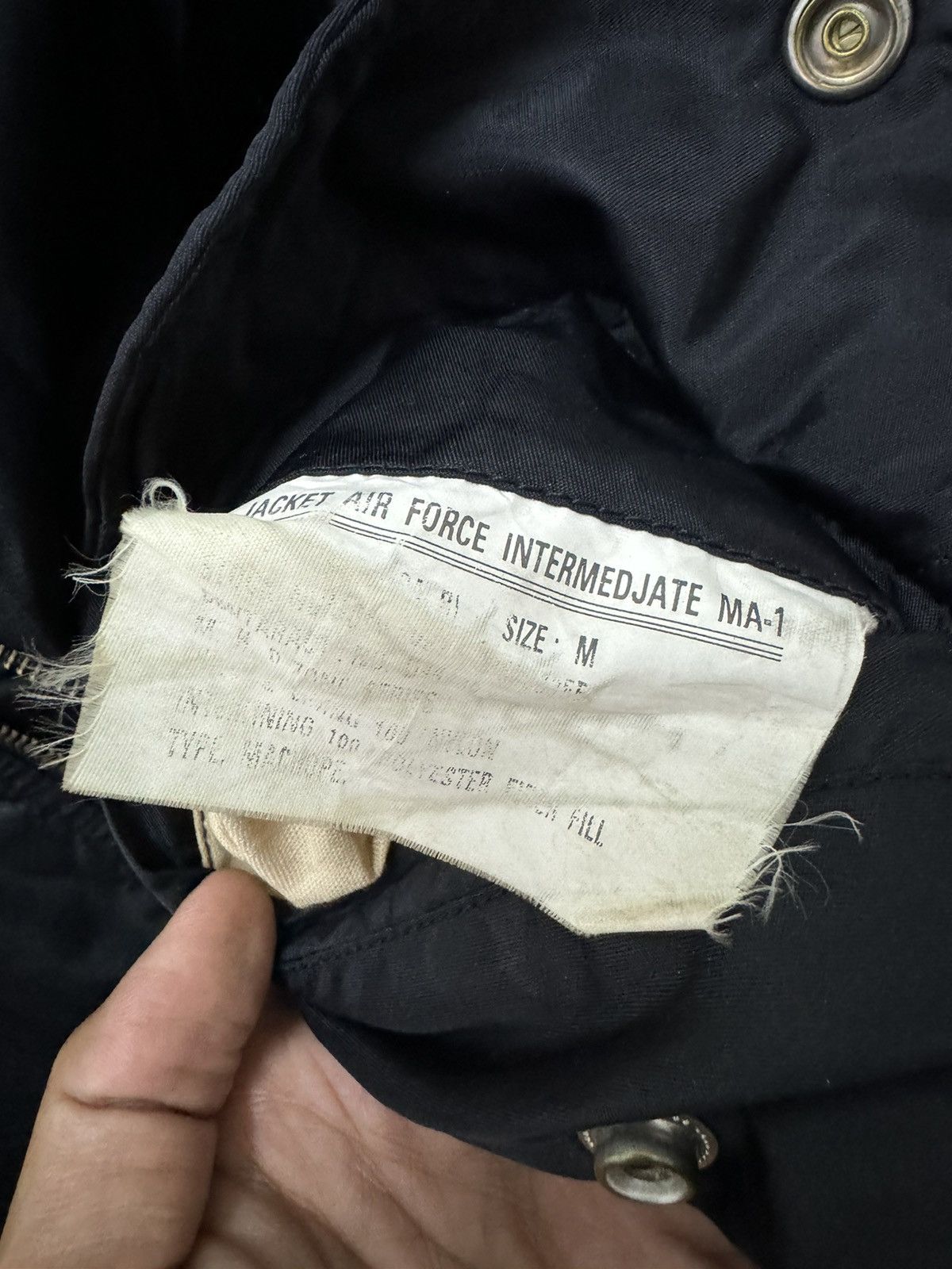 Vintage Bomber jacket air force MA-1 Size US M / EU 48-50 / 2 - 8 Thumbnail