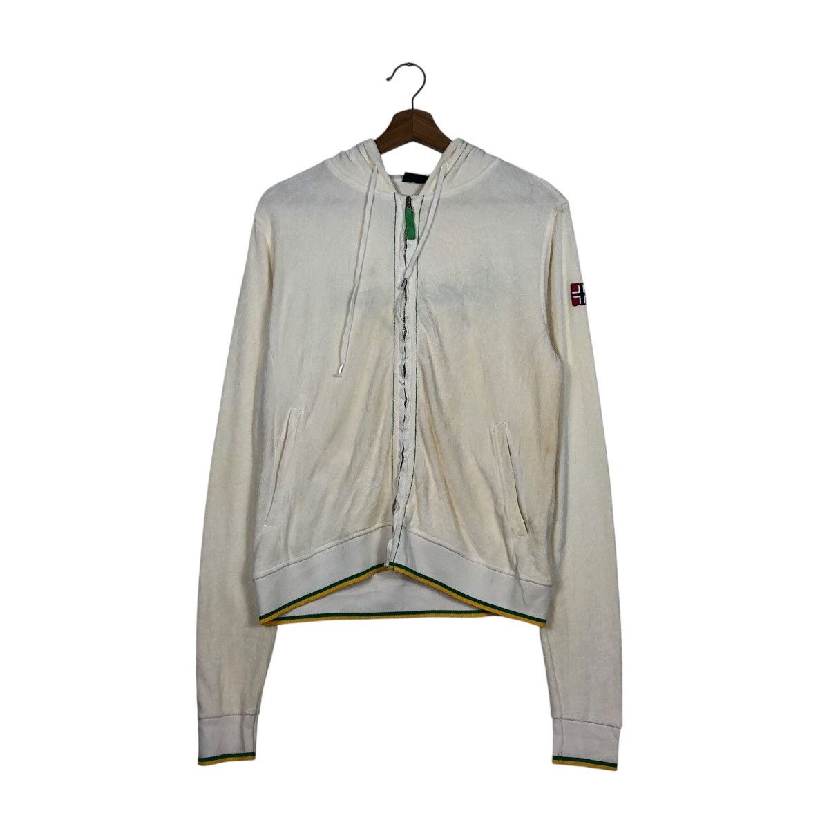 Japanese Brand × Napapijri 📌Vintage Zipper Sweater Jacket Napapijri Big Logo Size US L / EU 52-54 / 3 - 13 Thumbnail
