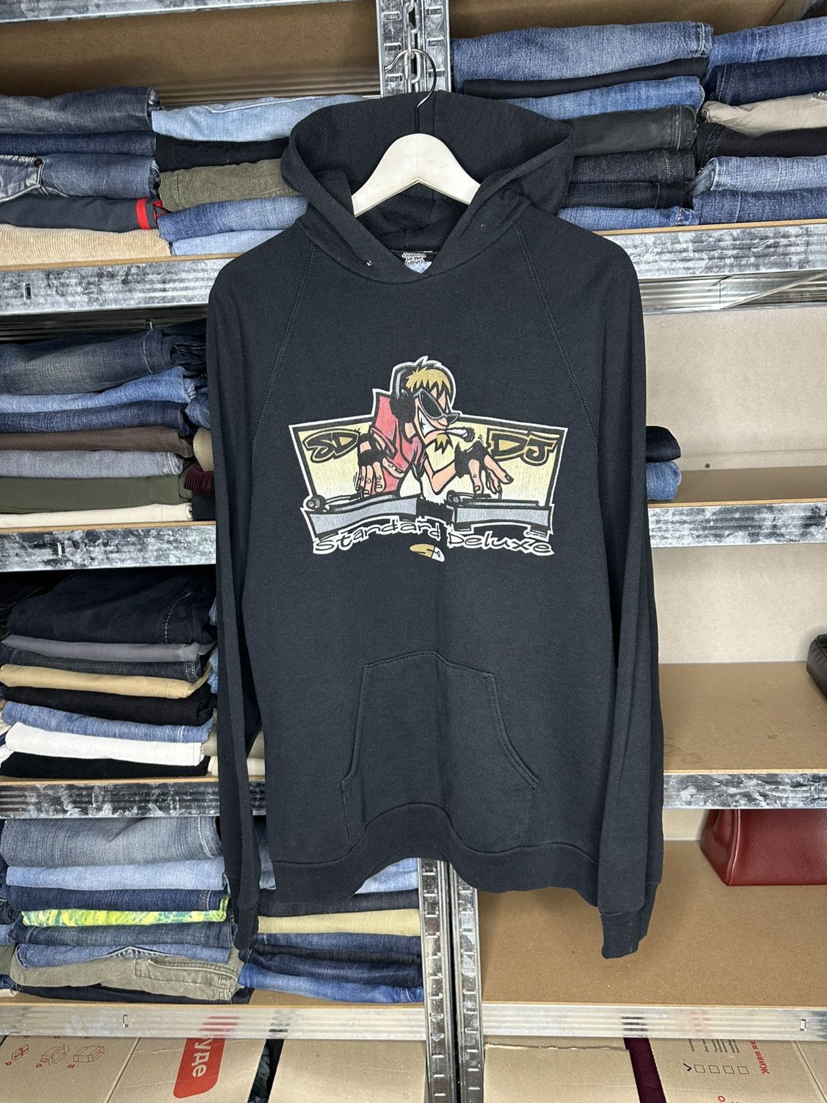 Other Standard Deluxe Vintage 90s DJ Rave Graphic Archival Hoodie Size US L / EU 52-54 / 3 - 1 Thumbnail