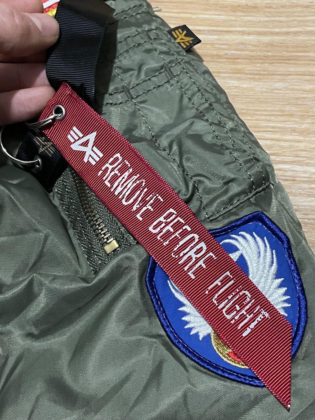 Alpha Industries Alpha Industries MA-1 50th Anniversary Top Gun bomber Size US L / EU 52-54 / 3 - 12 Thumbnail