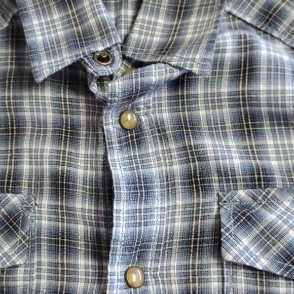Eddie Bauer Eddie Bauer Classic Fit Casual Snap Button Down Pocketed Lon Size US L / EU 52-54 / 3 - 9 Thumbnail