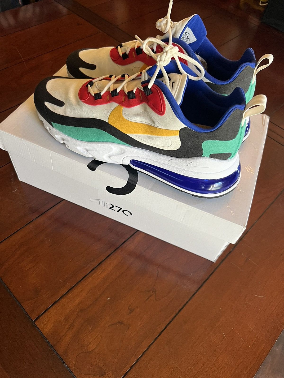 Nike Air Max 270 React Bauhaus Size US 11.5 / EU 44-45 - 1 Thumbnail