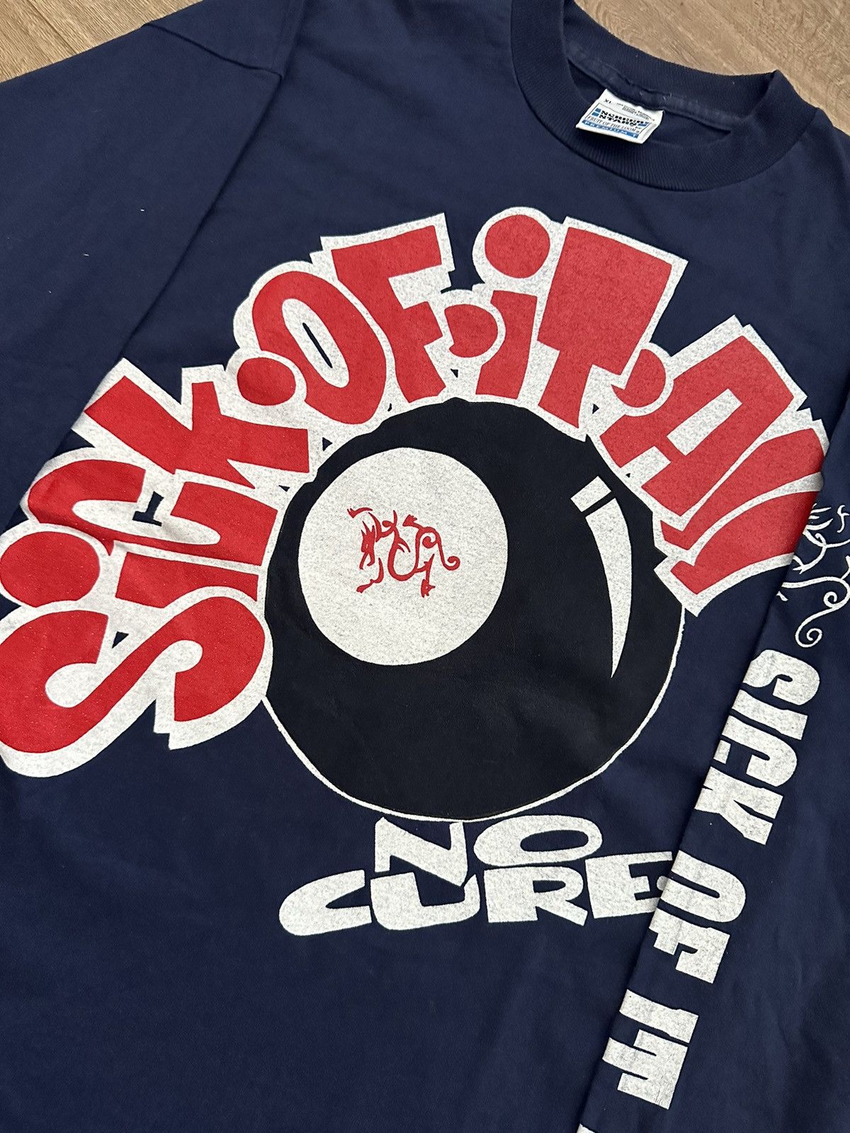 Band Tees 🔥VINTAGE VERY RARE SICK OF IT ALL 90’S LONG SLEVEE🔥 Size US XL / EU 56 / 4 - 2 Thumbnail