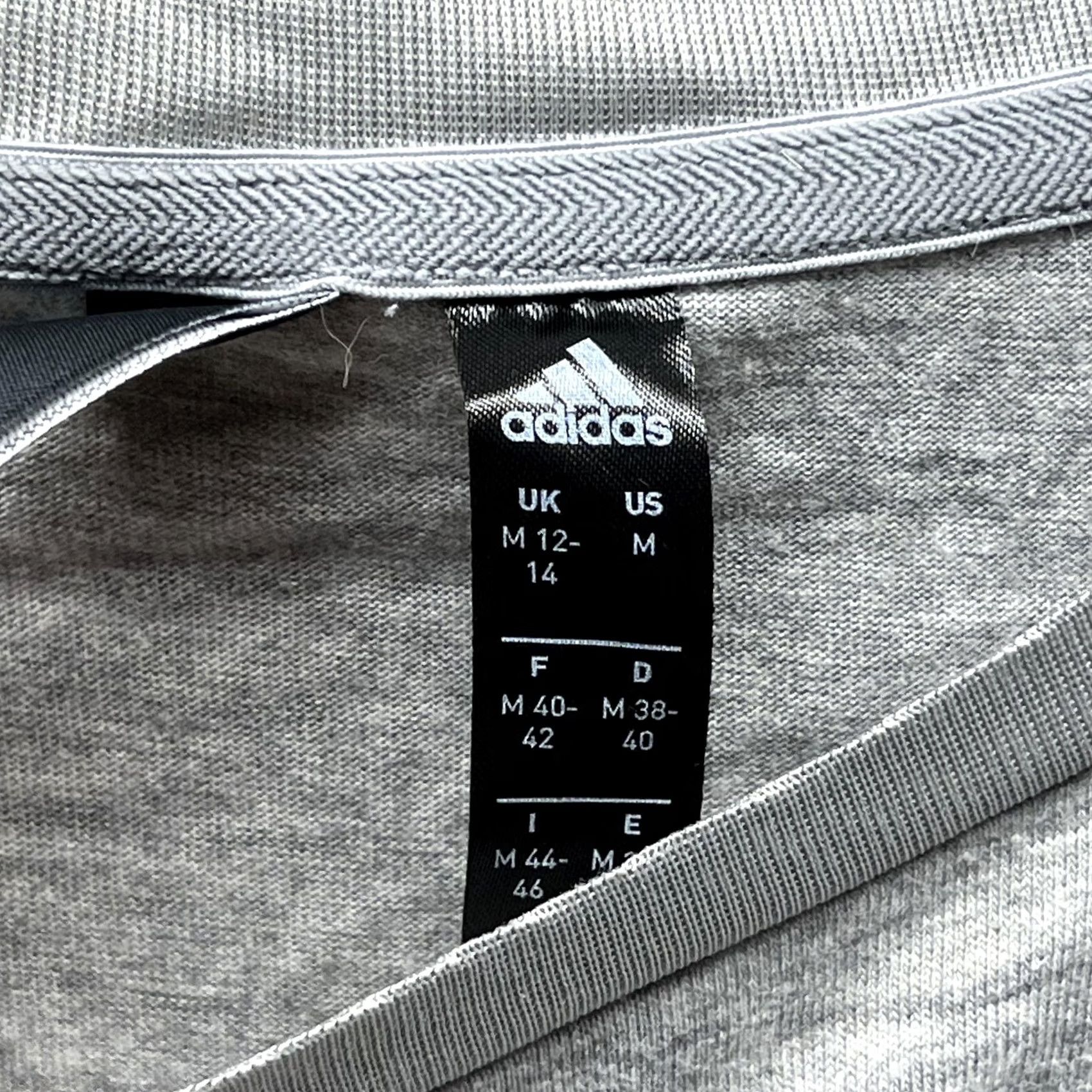 Adidas Adidas Shirt Womens Medium Gray Cropped Crew Neck Short Sleeve Top Spell Boxy Size M / US 6-8 / IT 42-44 - 6 Thumbnail