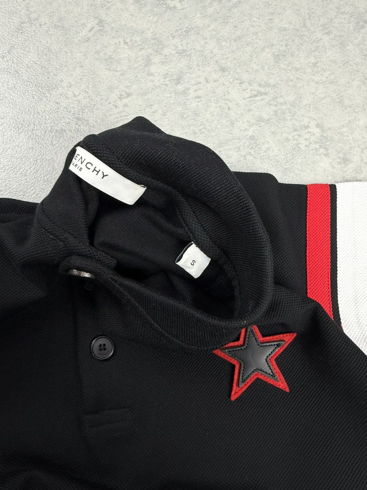 Givenchy Givenchy Paris Star Patch Polo Black Size S Size US S / EU 44-46 / 1 - 9 Thumbnail