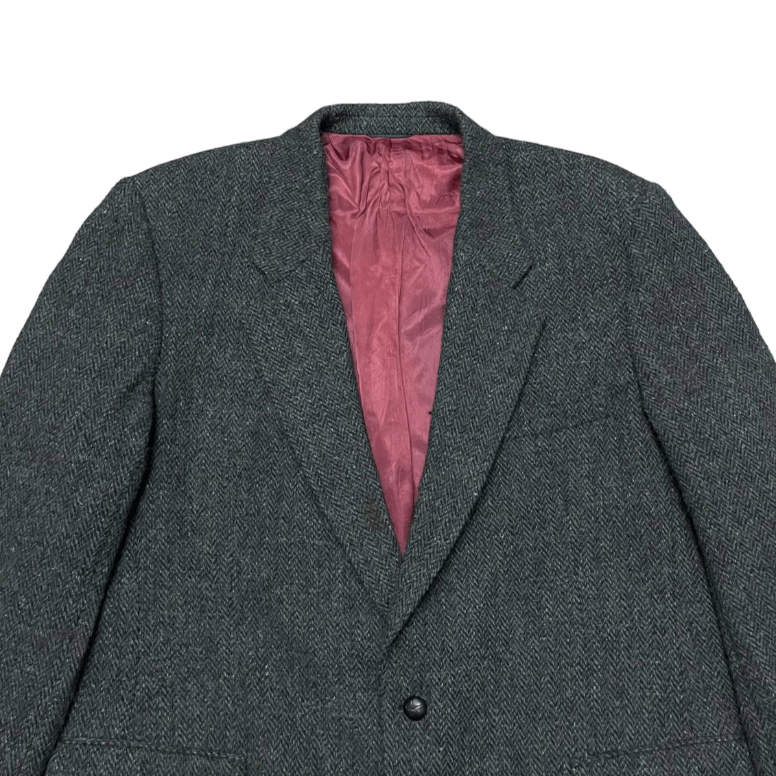 Harris Tweed Vintage Harris Tweed Hand Woven Wool Coat Size US L / EU 52-54 / 3 - 2 Thumbnail