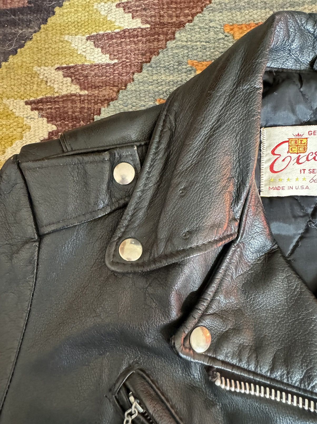 Vintage Vintage Leather Moto Jacket Size S / US 4 / IT 40 - 8 Thumbnail