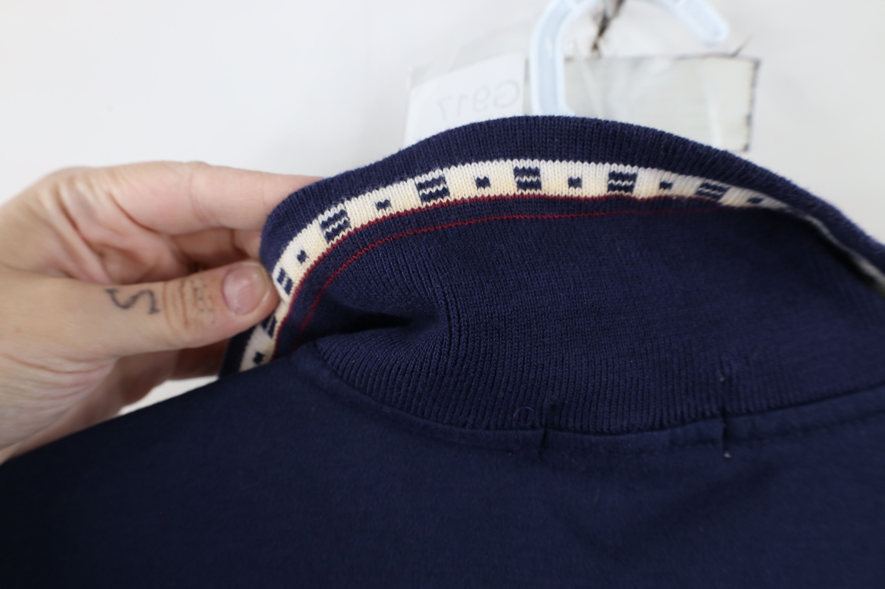Vintage Vintage 90s Streetwear Geometric Collared Golf Polo Shirt Size US XXL / EU 58 / 5 - 6 Thumbnail
