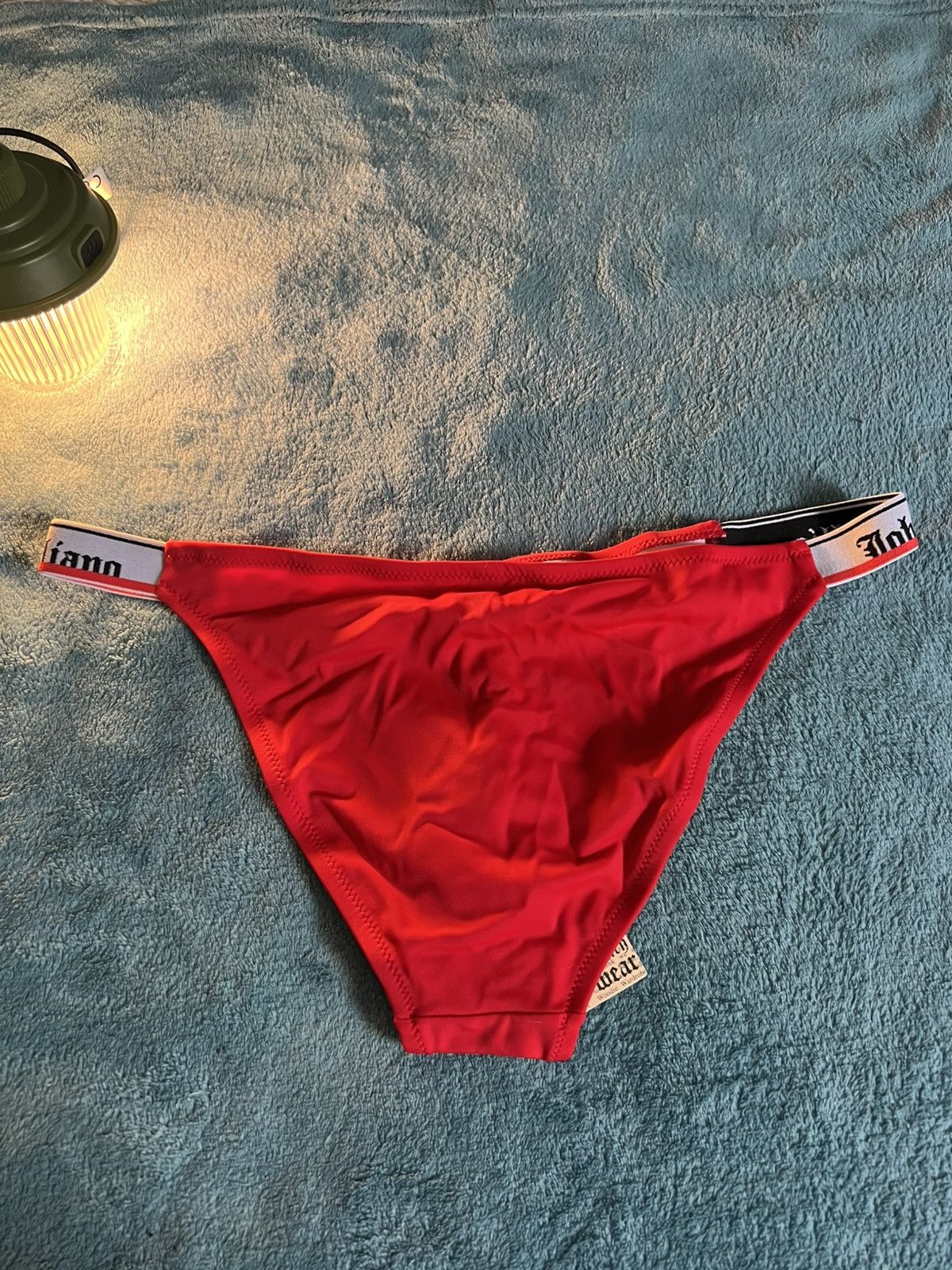 John Galliano John Galliano Logo red Bikini y2k – New with Tags Size L / US 10 / IT 46 - 9 Thumbnail