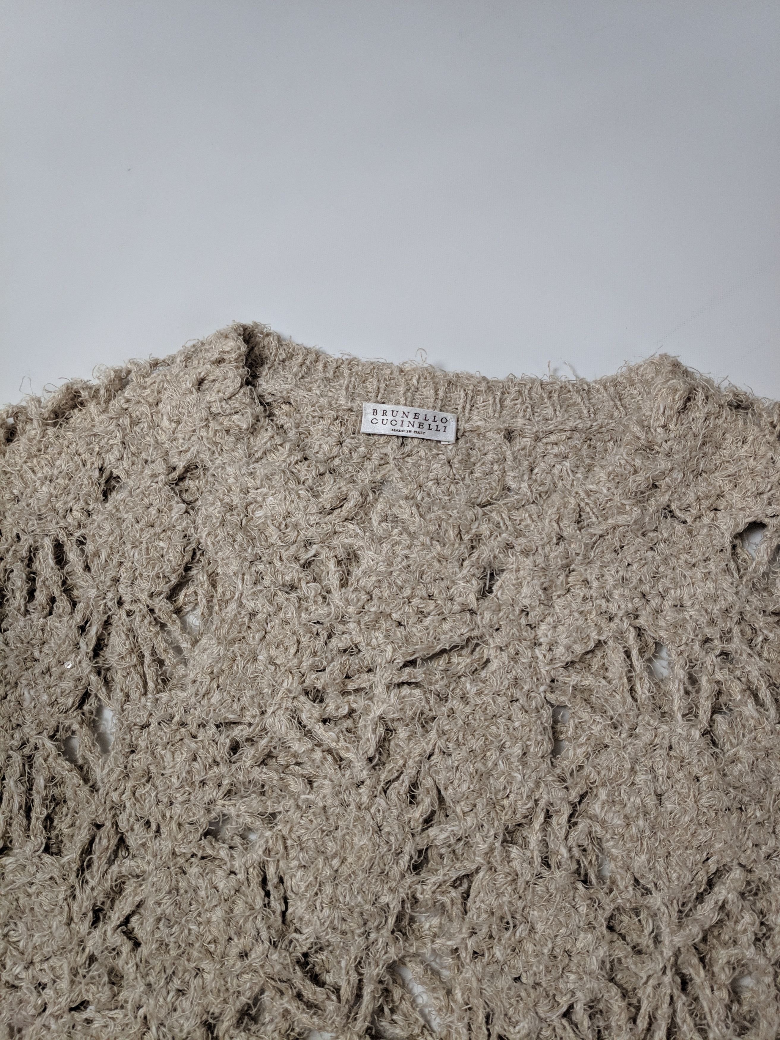 Brunello Cucinelli Brunello Cucinelli “Rustic Treasure” sweater made in italy Size S / US 4 / IT 40 - 4 Thumbnail