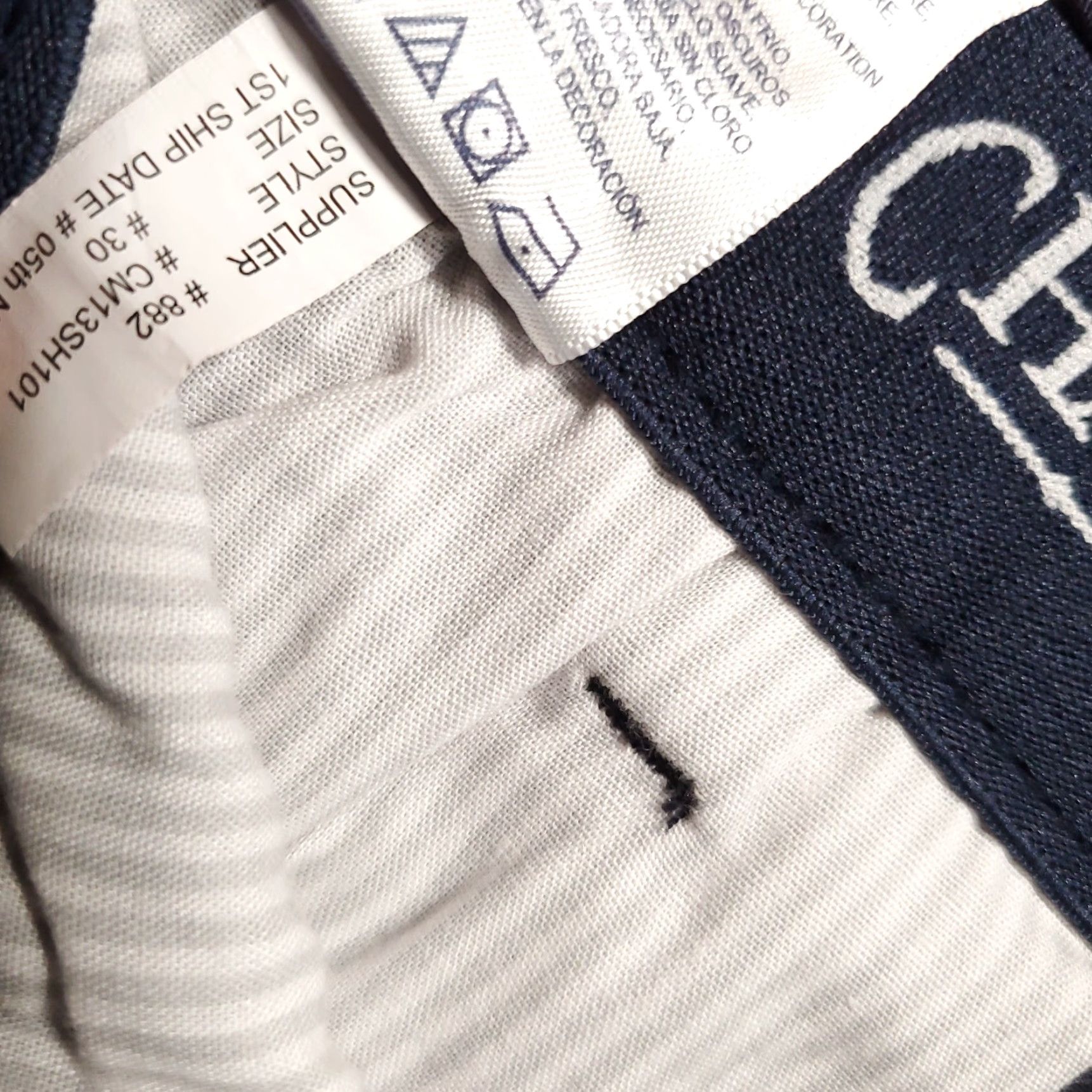 Chaps Chaps Brand New Mens Shorts Size 30 Blue Stretch Waist Comfort Chino 30x9 NWT Buttons Pocket Sl ong? Size US 31 - 6 Thumbnail
