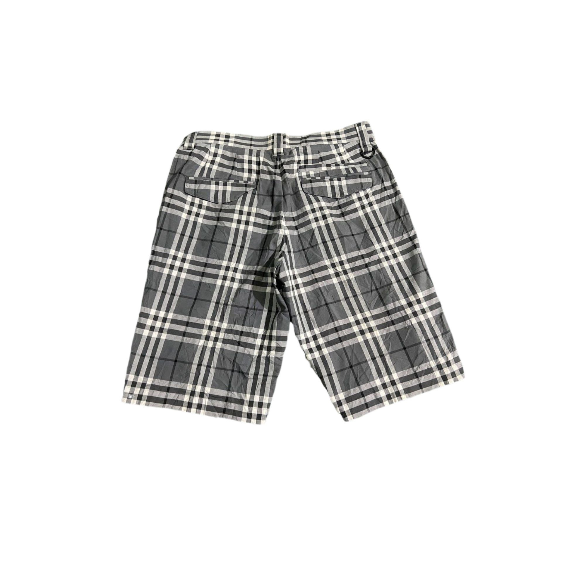 Burberry Burberry Gray Check Shorts Size US 30 / EU 46 - 2 Thumbnail
