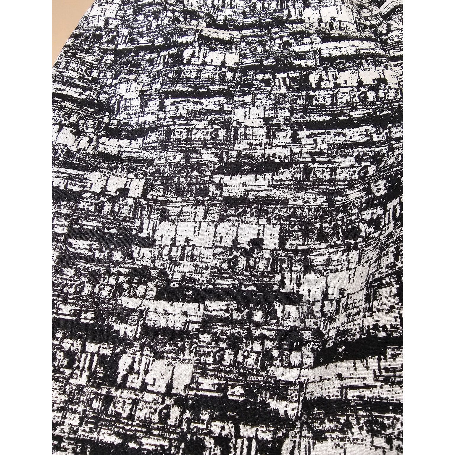 Diane von Furstenberg Diane Von Furstenberg Women's B/W Jacquard Dorothy Pants 2 Size 26" / US 2 / IT 38 - 8 Thumbnail