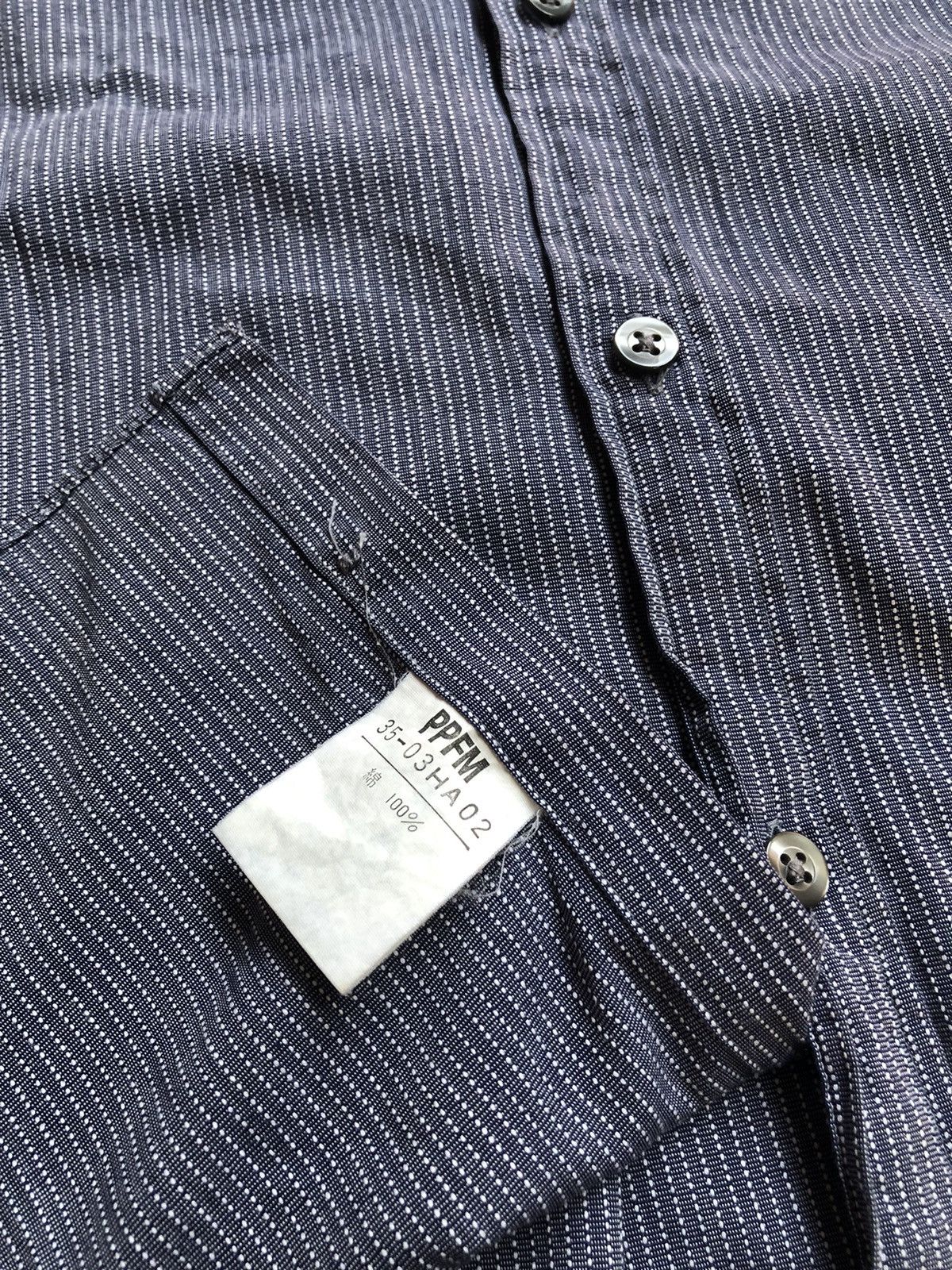 14th Addiction × Japanese Brand × PPFM PPFM Shirt Stripe Light Blue Rare. Size US L / EU 52-54 / 3 - 4 Thumbnail