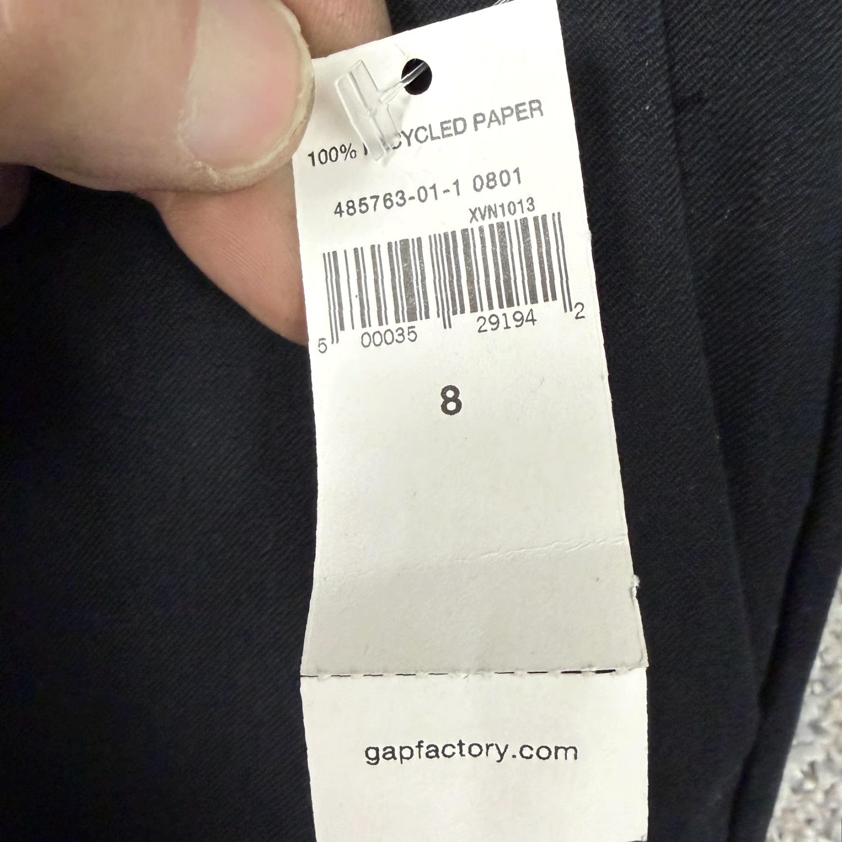 Gap Gap High Rise Slim Boot Dress Pants Womens 8 31x31 Black Minimalist Old Money Size 30" / US 8 / IT 44 - 7 Thumbnail