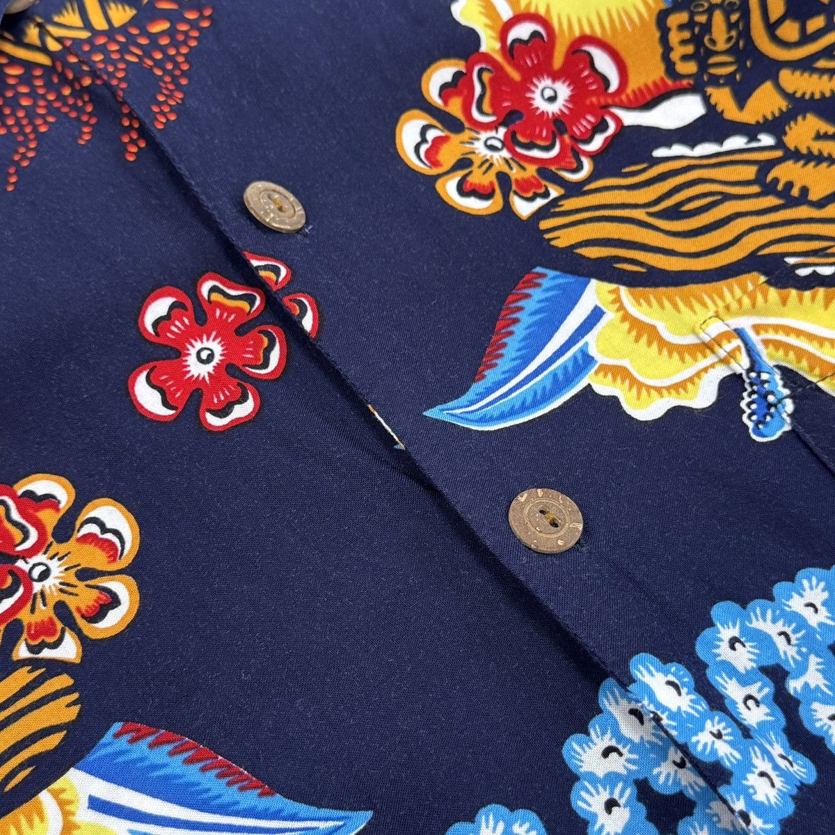 Mambo Vintage Mambo Hawaiian Shirt Tribal Surf Print Short Sleeve Size US L / EU 52-54 / 3 - 7 Thumbnail
