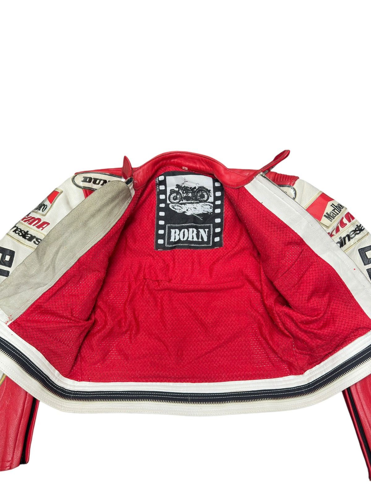 Alpinestars × Marlboro × Vintage Vintage Marlboro Leather Racing Suit Separated Size US 30 / EU 46 - 9 Thumbnail