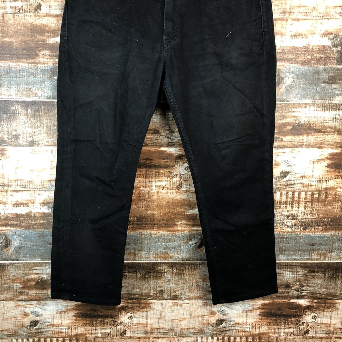 Levi's × Vintage DL Levis Black Denim Pants #C087 Size US 35 - 3 Thumbnail