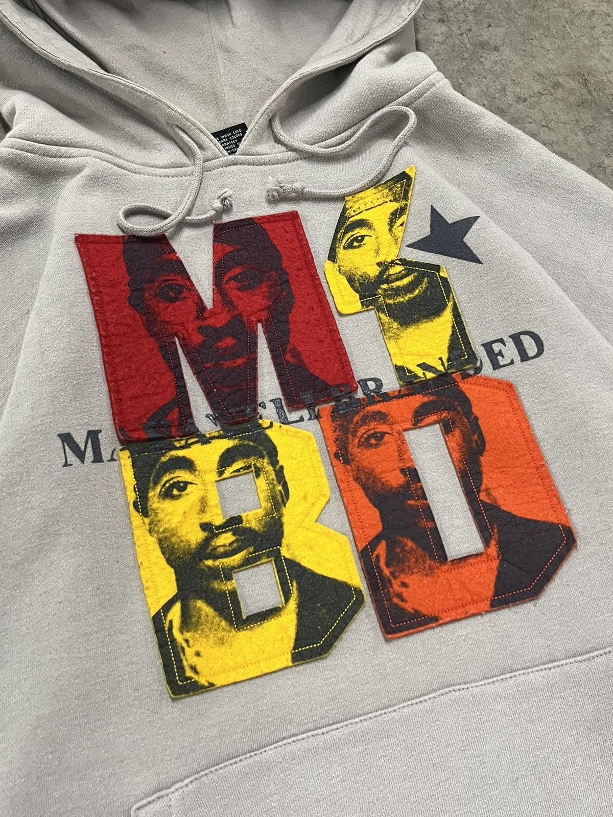 Vintage 2pac vintage streetwear hoodie hype rare skater hip hop Size US L / EU 52-54 / 3 - 6 Thumbnail