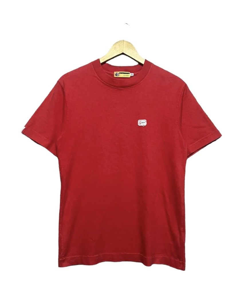 image of Bape x Wtaps A Bathing Ape Made By General X Wtaps Tee in Red, Men's (Size Small)