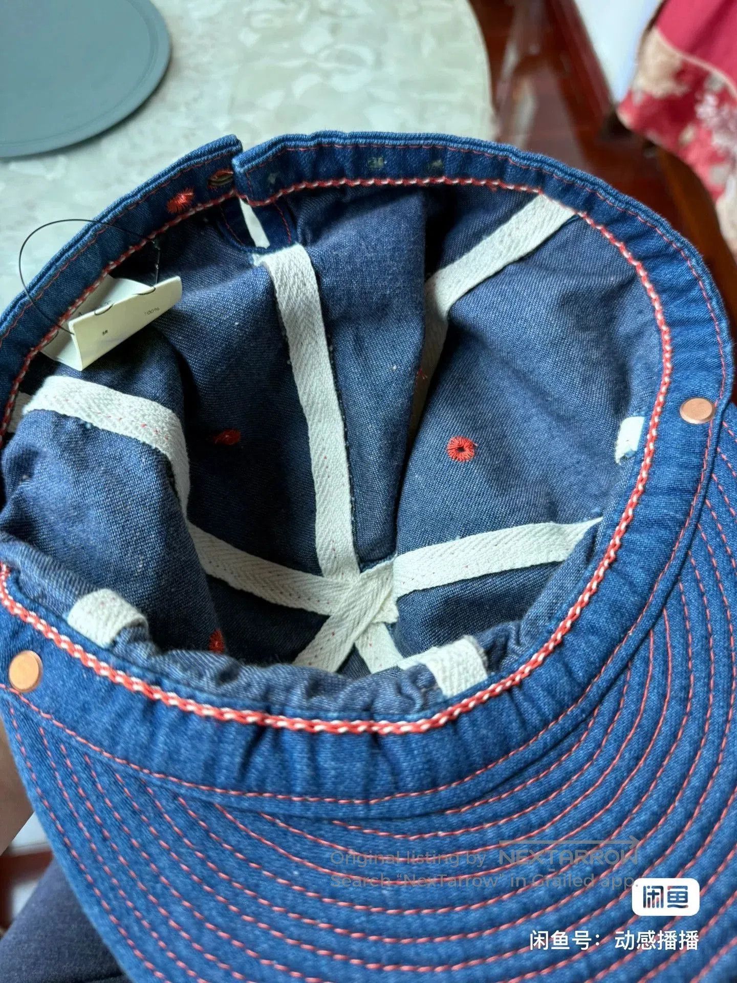 Vintage Decho Denim Baseball Cap. Size ONE SIZE - 6 Thumbnail