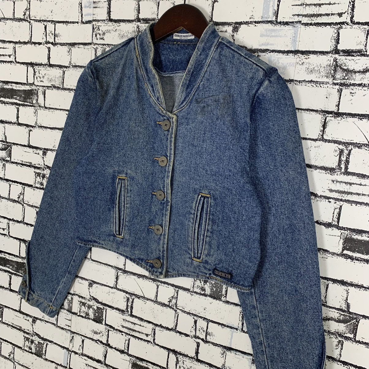 Georges Marciano × Guess Vintage Georges Marciano Iconic Denim Design Denim Jacket Size M / US 6-8 / IT 42-44 - 3 Thumbnail