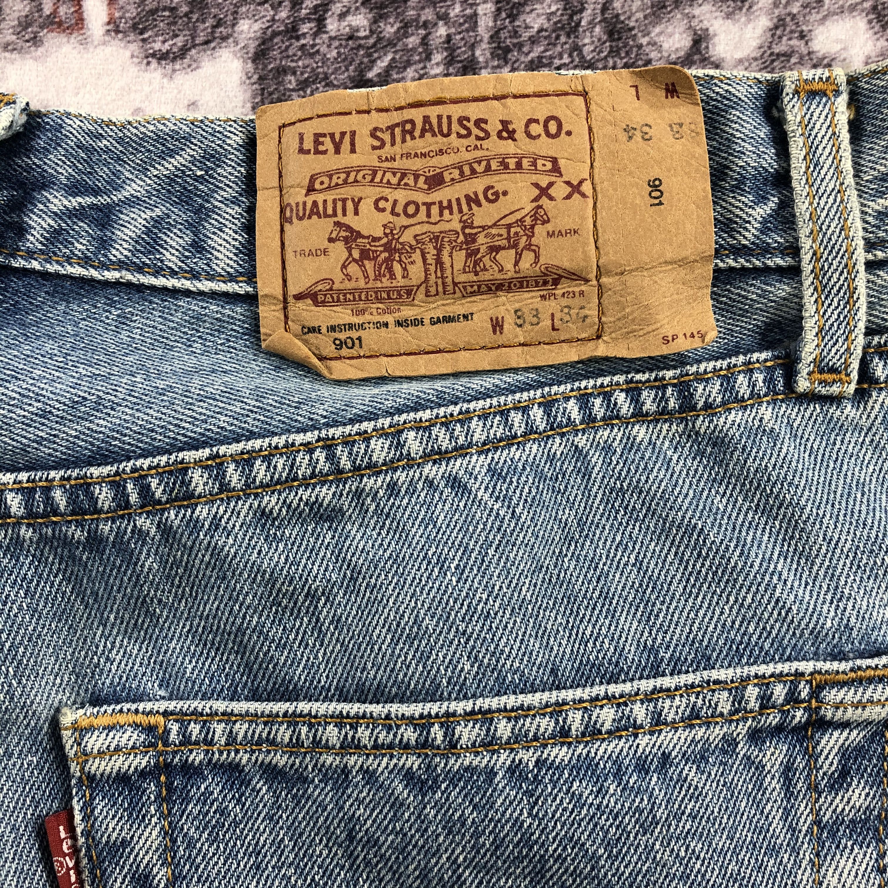 Levi's × Vintage Vintage Light Wash Levis 901 Jeans-JM2323 Size US 31 - 6 Thumbnail