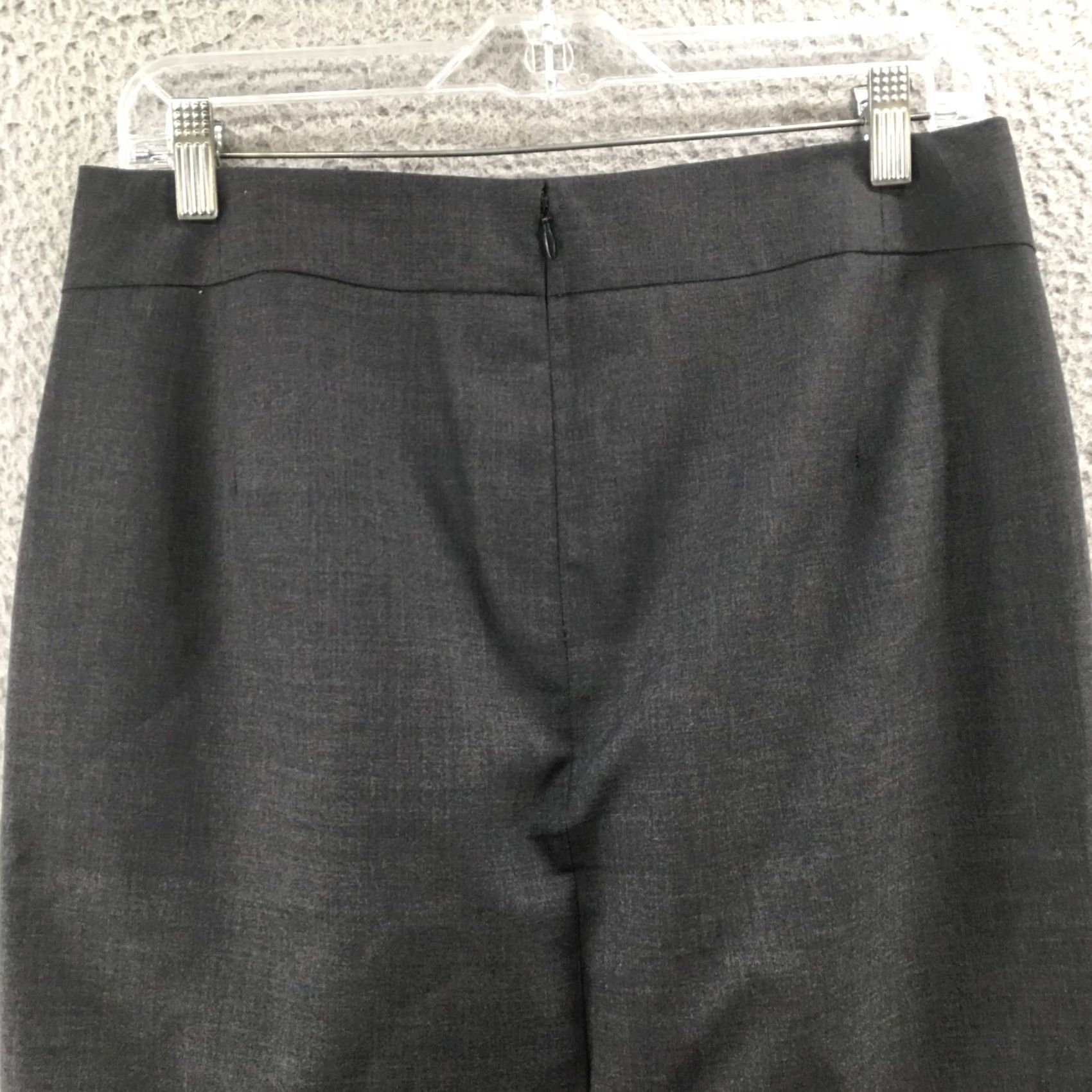 Ann Taylor Ann Taylor Midi Straight Pencil Skirt Womens 6 Solid Gray Zip Back Slit NEW Size 28" / US 6 / IT 42 - 7 Thumbnail