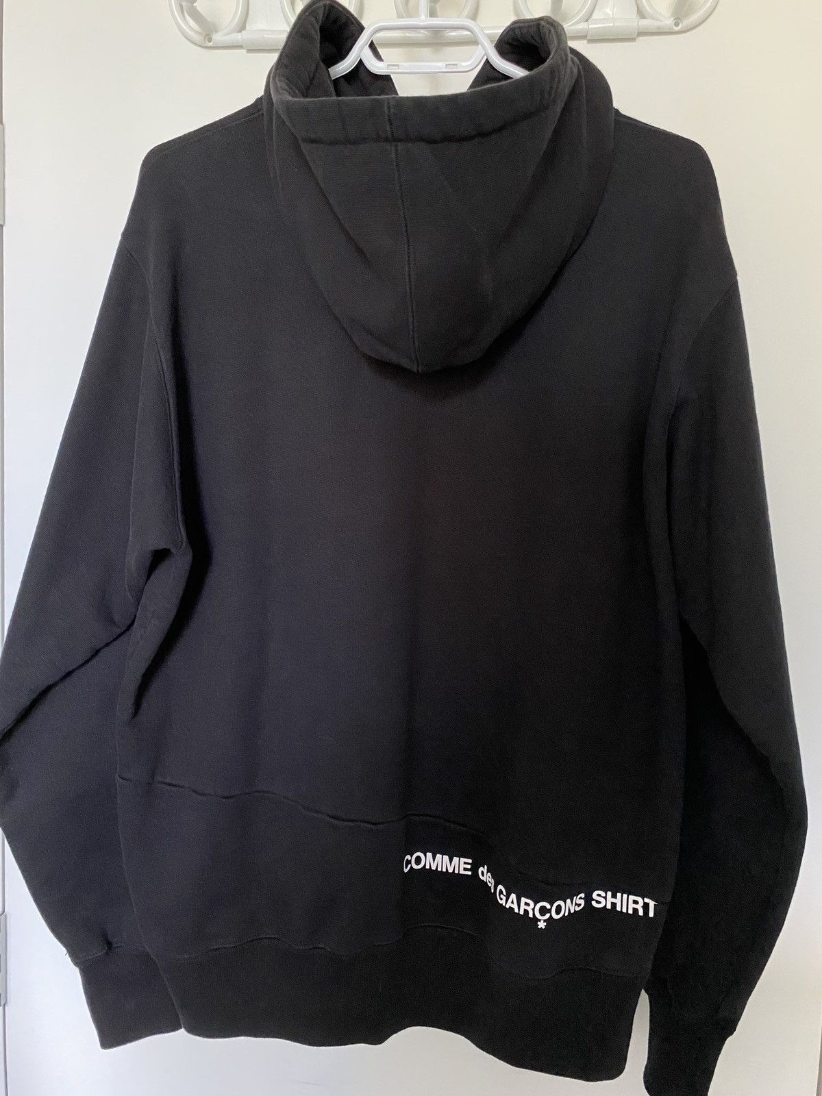 Supreme Supreme x CDG Shirt Split Box Logo Hooded Sweatshirt | Grailed