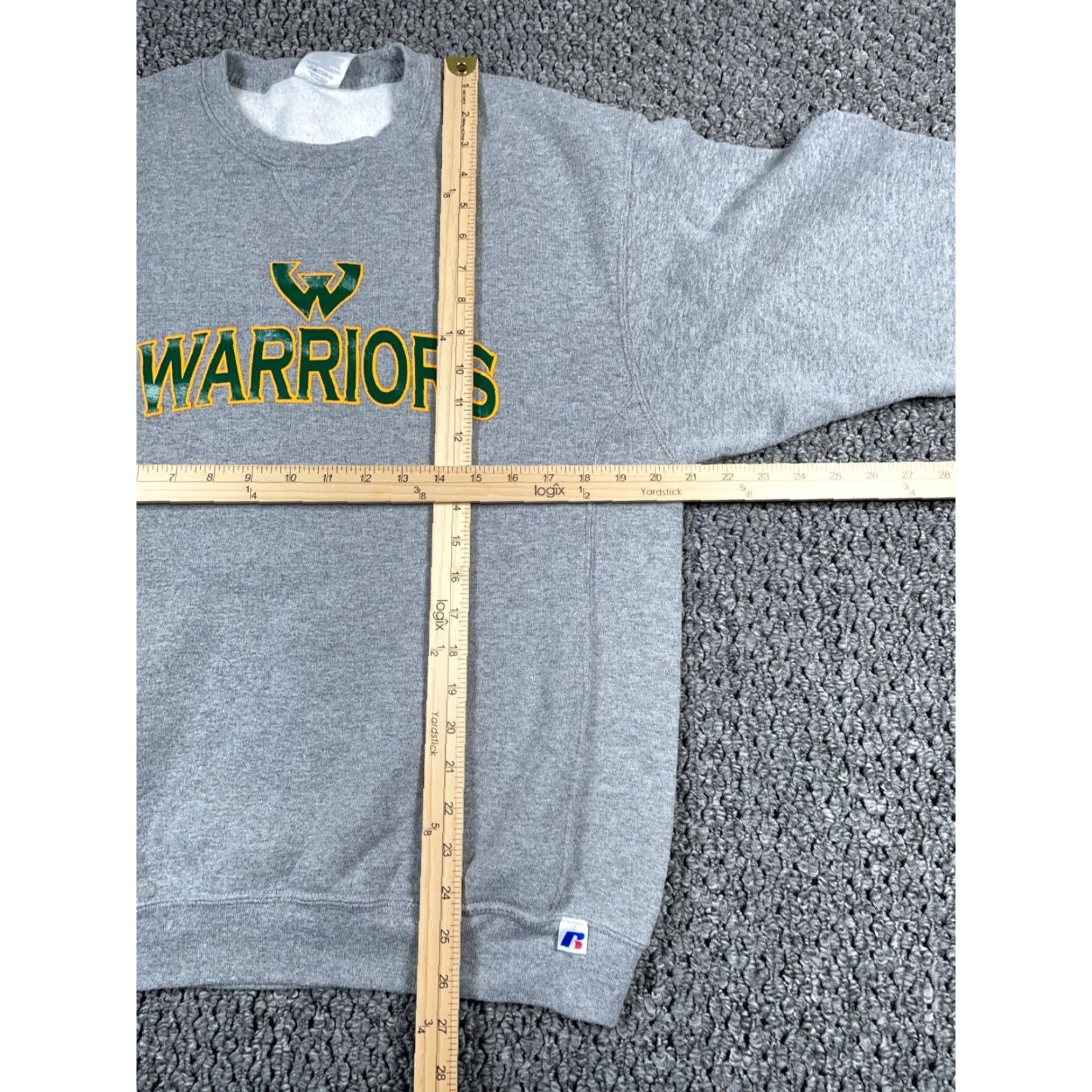 Russell Athletic Russell Athletic Warriors Graphic Sweatshirt Adult Medium Gray Crewneck Sports Size US M / EU 48-50 / 2 - 5 Thumbnail
