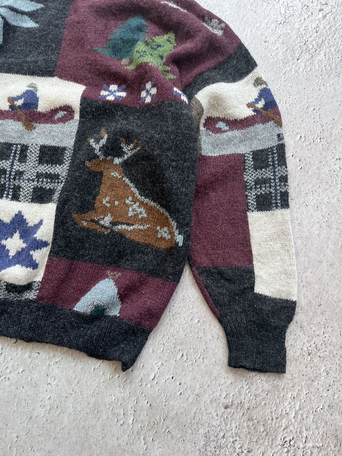 Carlo Colucci × Hugo Boss VINTAGE RARE 80s over print Hugo boss sweater crewneck Size US M / EU 48-50 / 2 - 4 Thumbnail