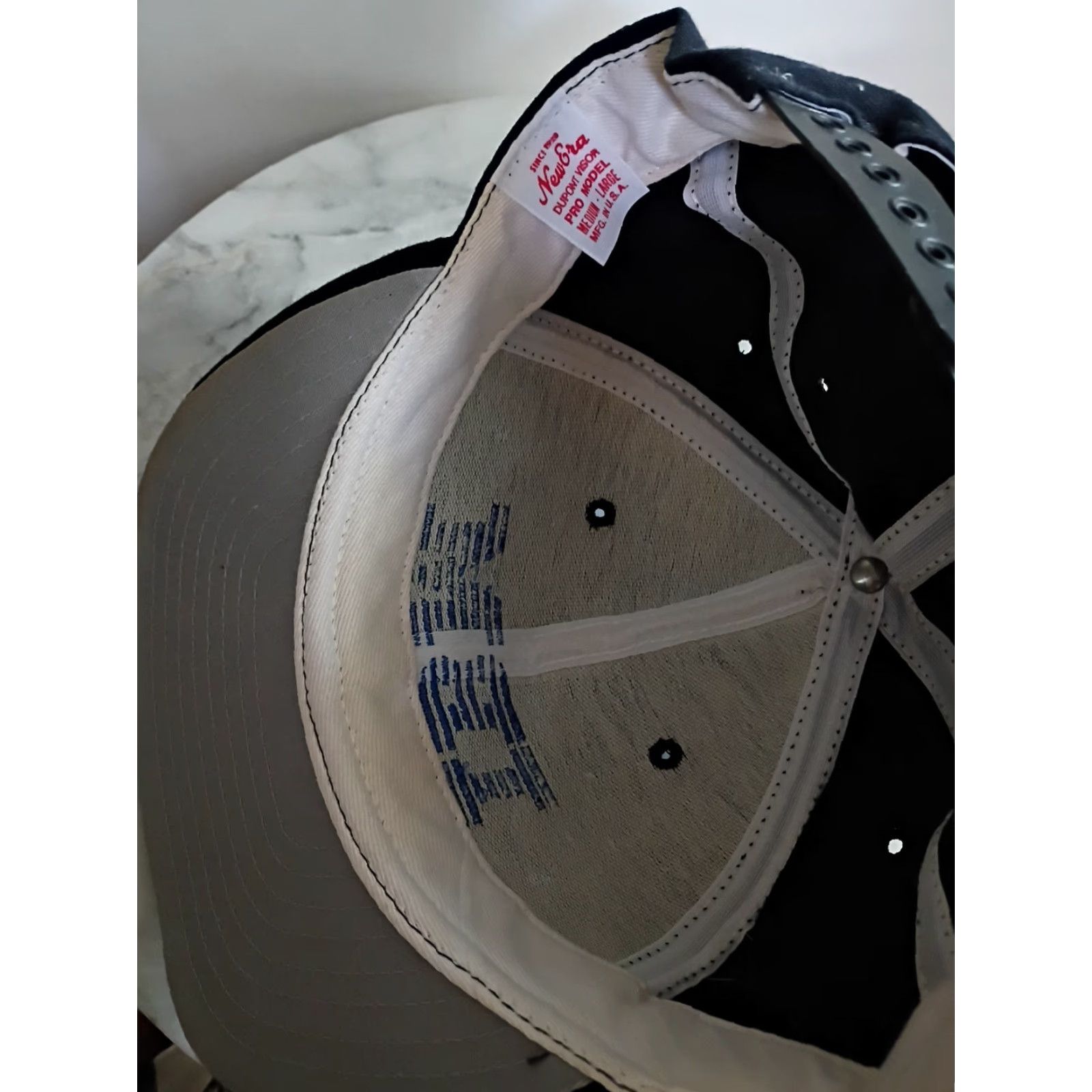 New Era VINTAGE New Era Snapback Hat Cap 90s IBM Computers Men One Size Black Size ONE SIZE - 3 Thumbnail