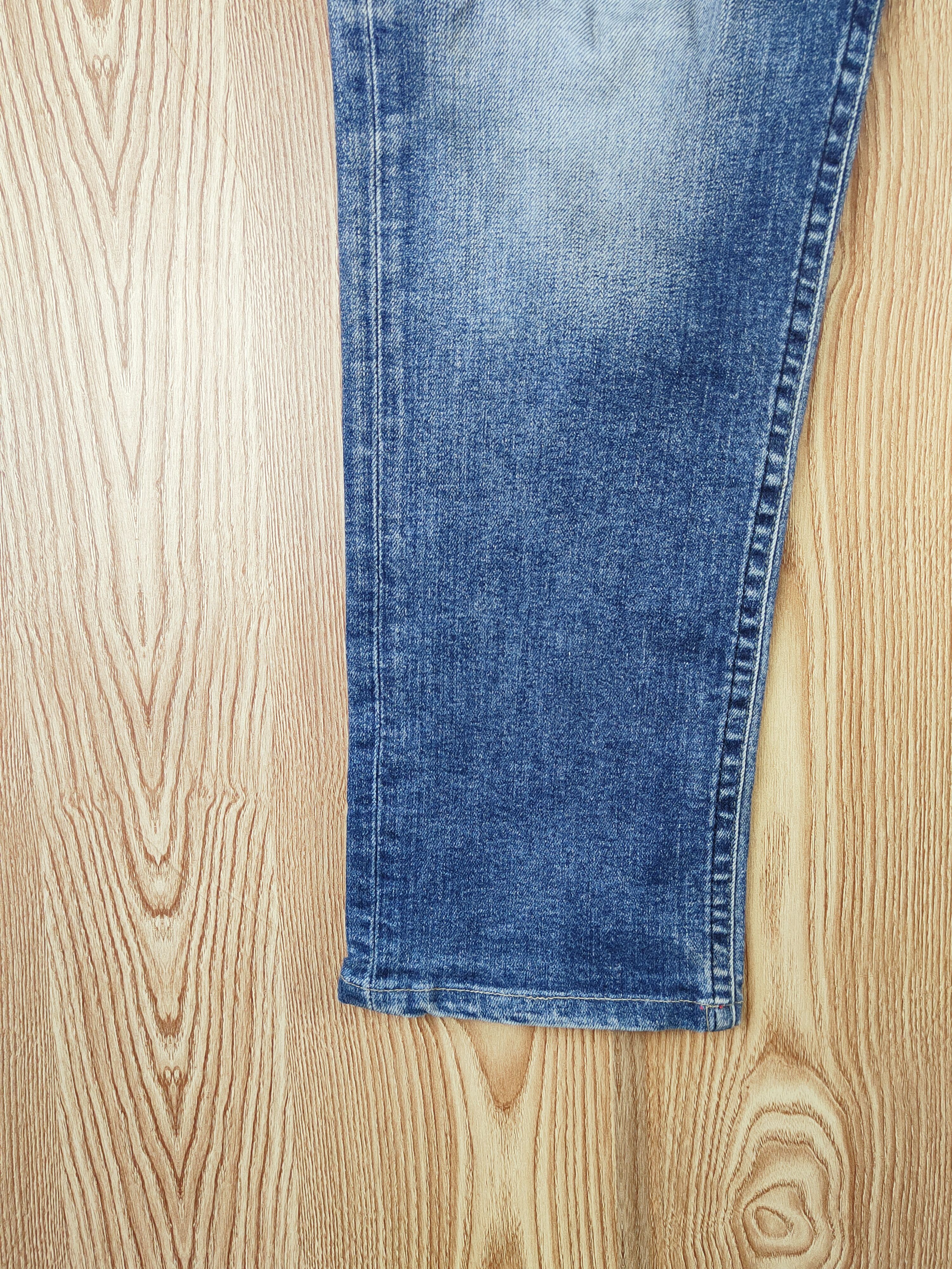 Edwin Edwin Blue Faded Distressed Ripped Jeans #S2737 Size US 33 - 4 Thumbnail