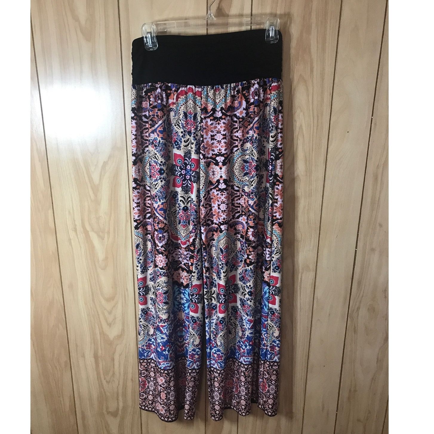 Alyx Alyx Paisley Pleated Stretch High Rise Wide Leg Pants L Size 28" / US 6 / IT 42 - 1 Thumbnail
