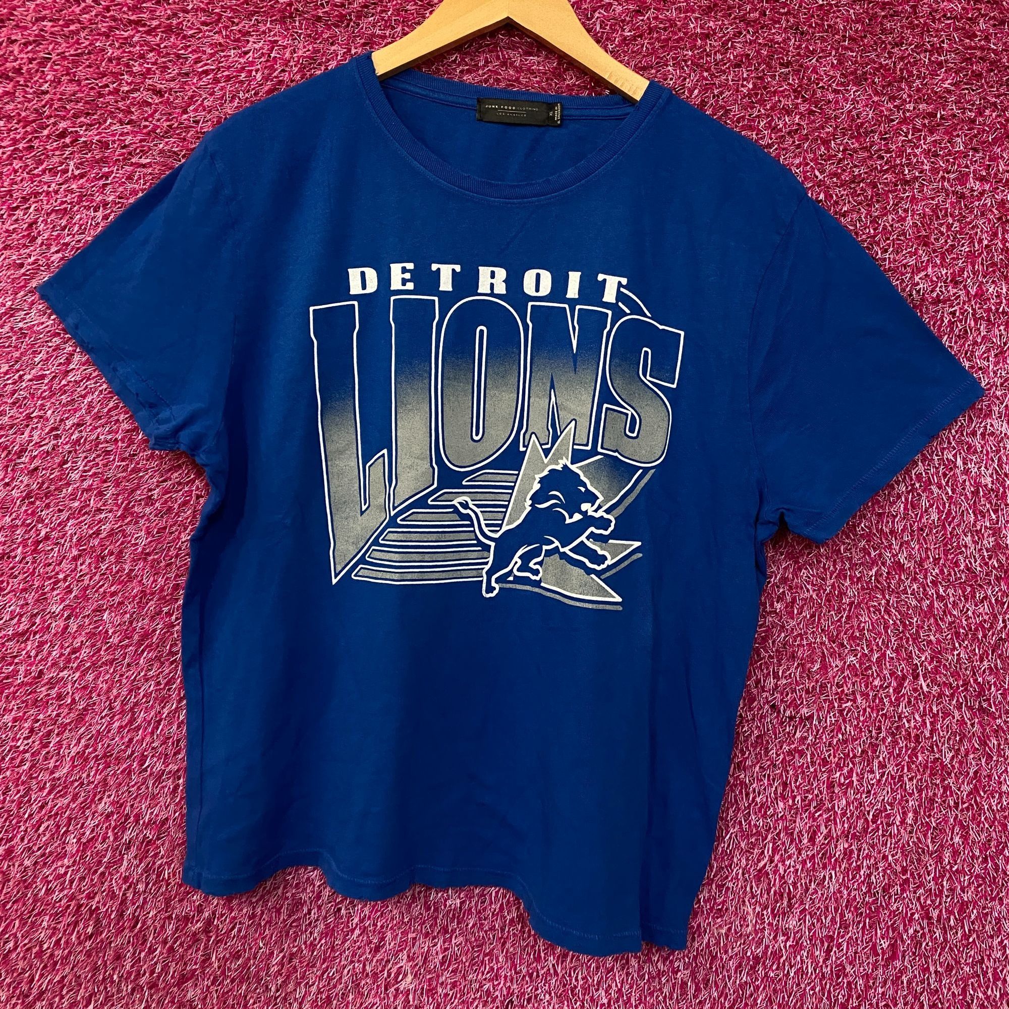 Junk Food Junk Food Clothing Detroit Lions Vintage Style Women's Tee X Size XL / US 12-14 / IT 48-50 - 3 Thumbnail