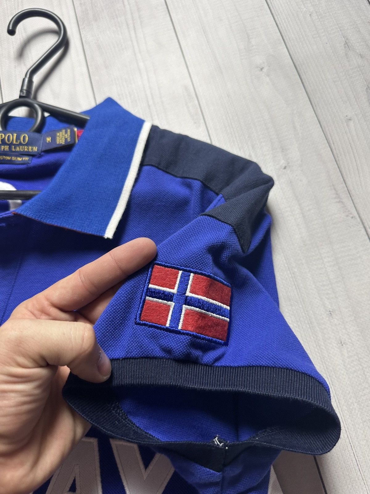 Polo Ralph Lauren × Vintage Vintage polo Ralph Lauren Norway 8 big logo size M Size US M / EU 48-50 / 2 - 6 Thumbnail