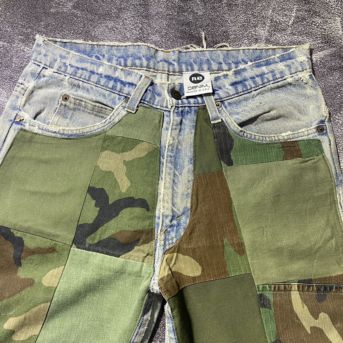 LVC × Levi's × Levi's Vintage Clothing 2000s Vintage Levi’s Reworked by Re Denim Usa Made Size US 32 / EU 48 - 3 Thumbnail