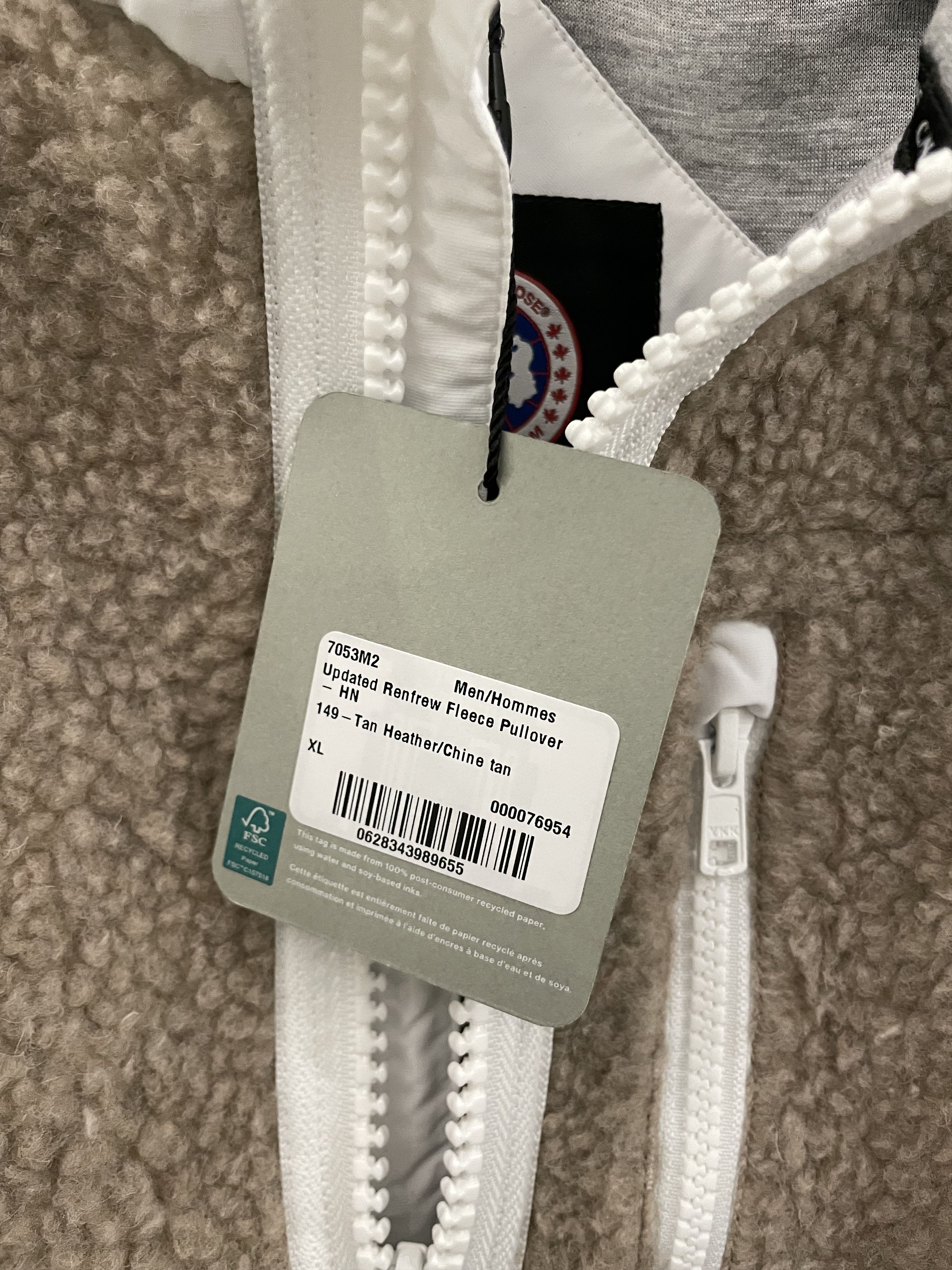 Canada Goose Canada Goose - Renfrew Pullover Kind High Pile Fleece Size US XL / EU 56 / 4 - 5 Thumbnail
