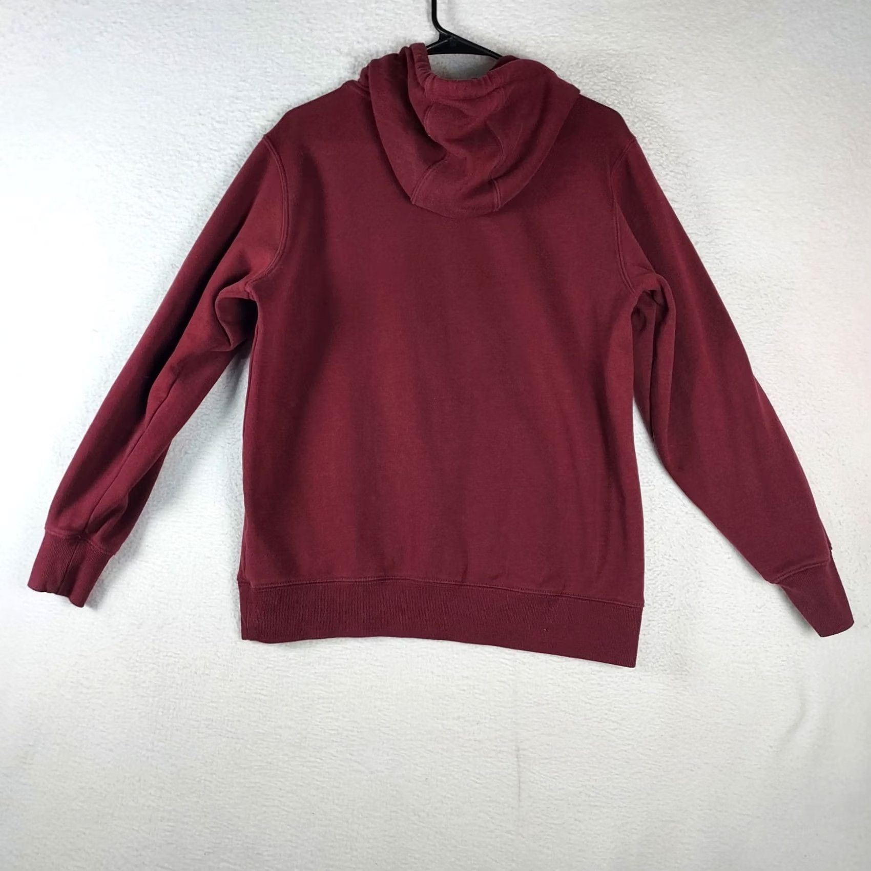 Ariat Ariat REAL Medium Women’s Hoodie Pullover Maroon Fleece Cowgirl Logo Long Sleeve with Hooded Knit Activewear Regular Fit Size M / US 6-8 / IT 42-44 - 2 Thumbnail