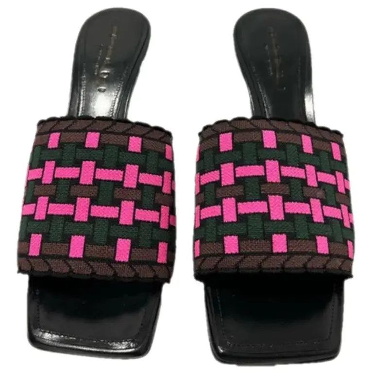 Marni o1srvl11e0624 Mules in Multicolor Size US 9 / IT 39 - 2 Thumbnail