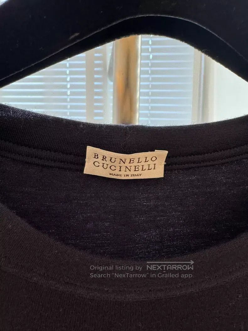 Brunello Cucinelli Brunello Cucinelli Beaded Decoration Cashmere Dress Size M / US 6-8 / IT 42-44 - 4 Thumbnail