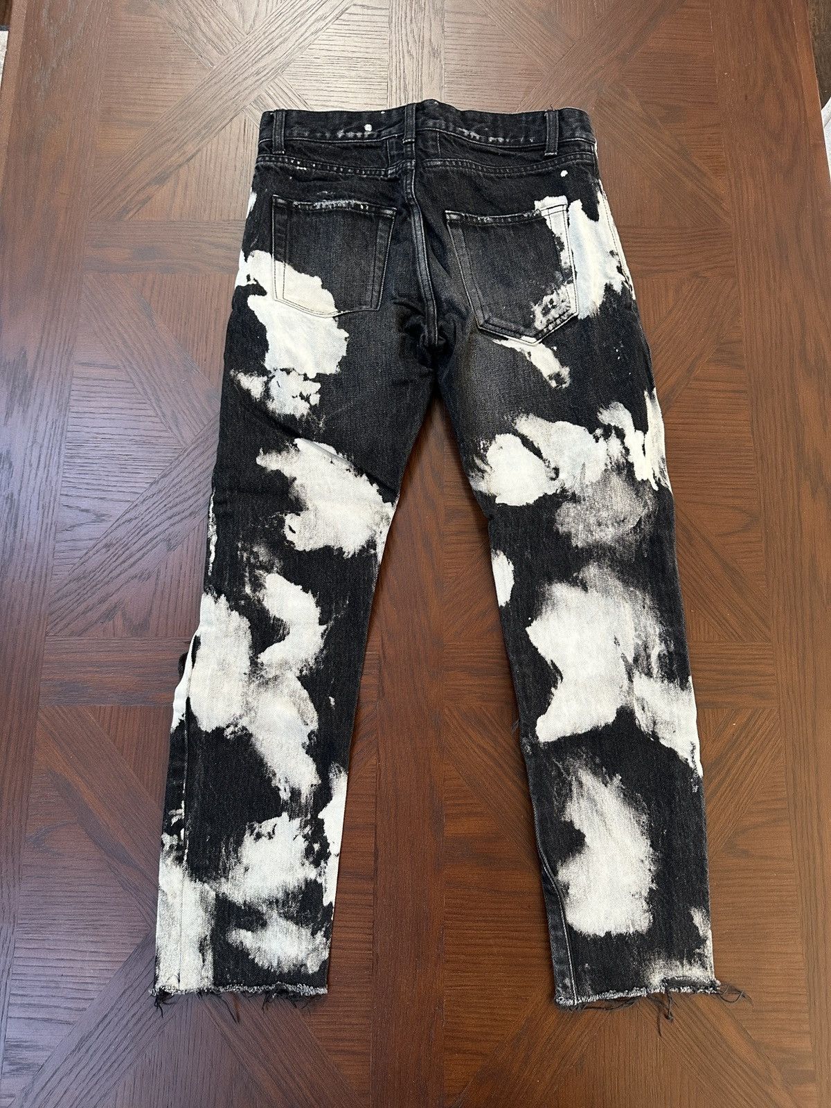 Saint Laurent Paris 16SS Bleach Crash Denim Size US 28 / EU 44 - 5 Thumbnail