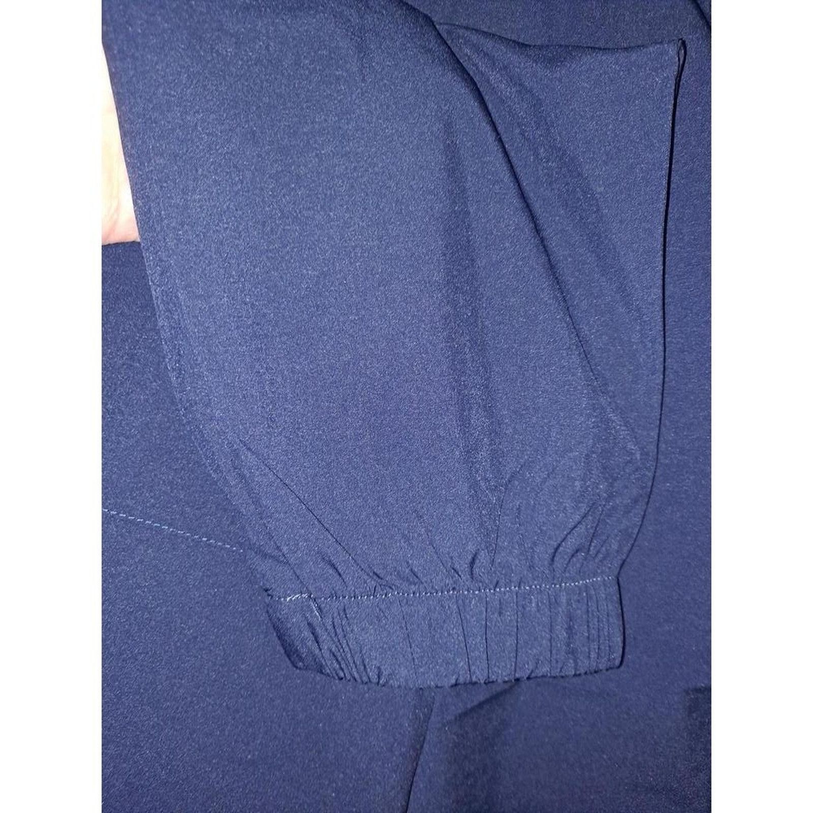 Other Navy Jogger Pants Zipper Pocket Athleisure Size: 34x28 Size US 34 / EU 50 - 4 Thumbnail