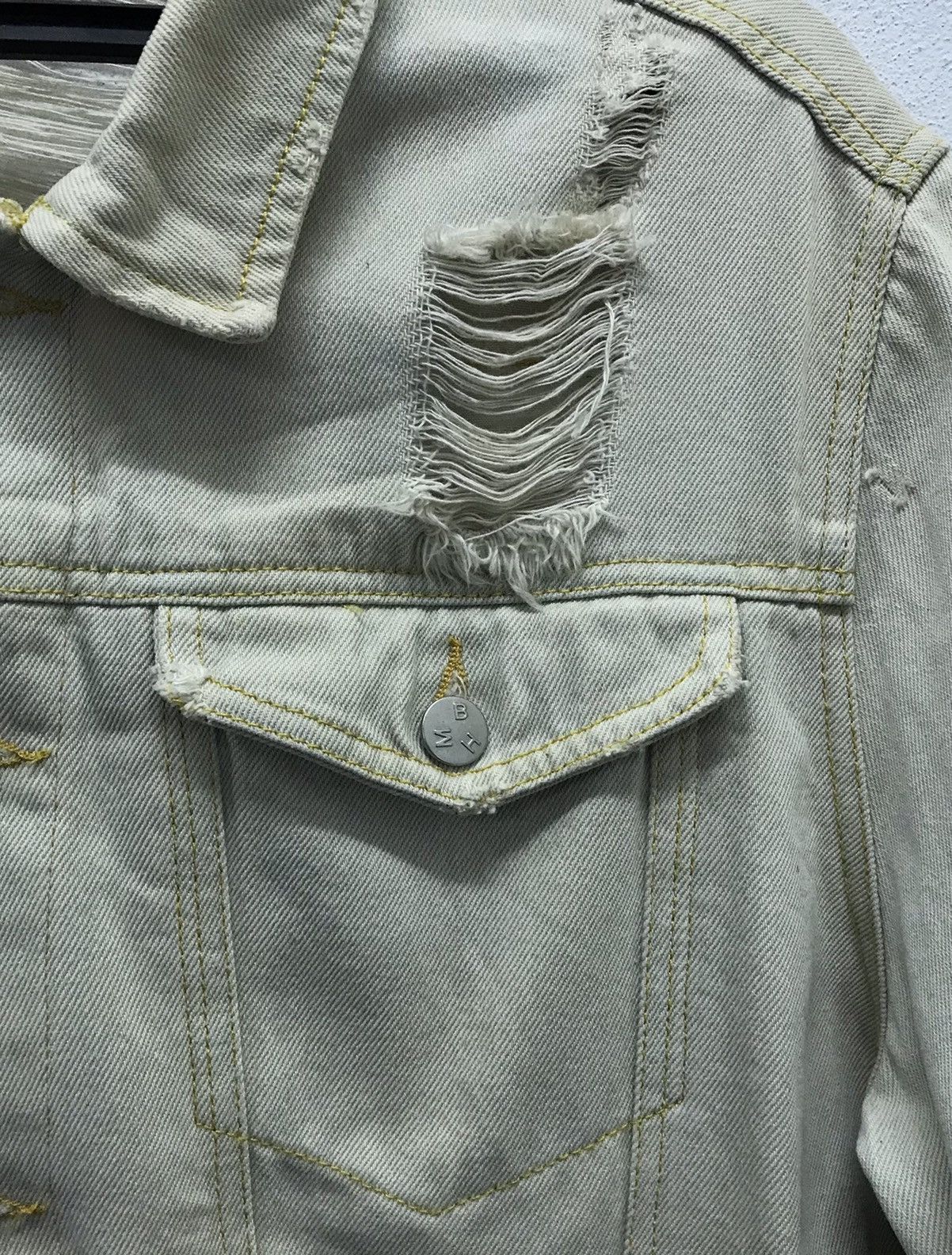 Misbhv They Drained My Very Soul Denim Jacket Size US S / EU 44-46 / 1 - 6 Thumbnail