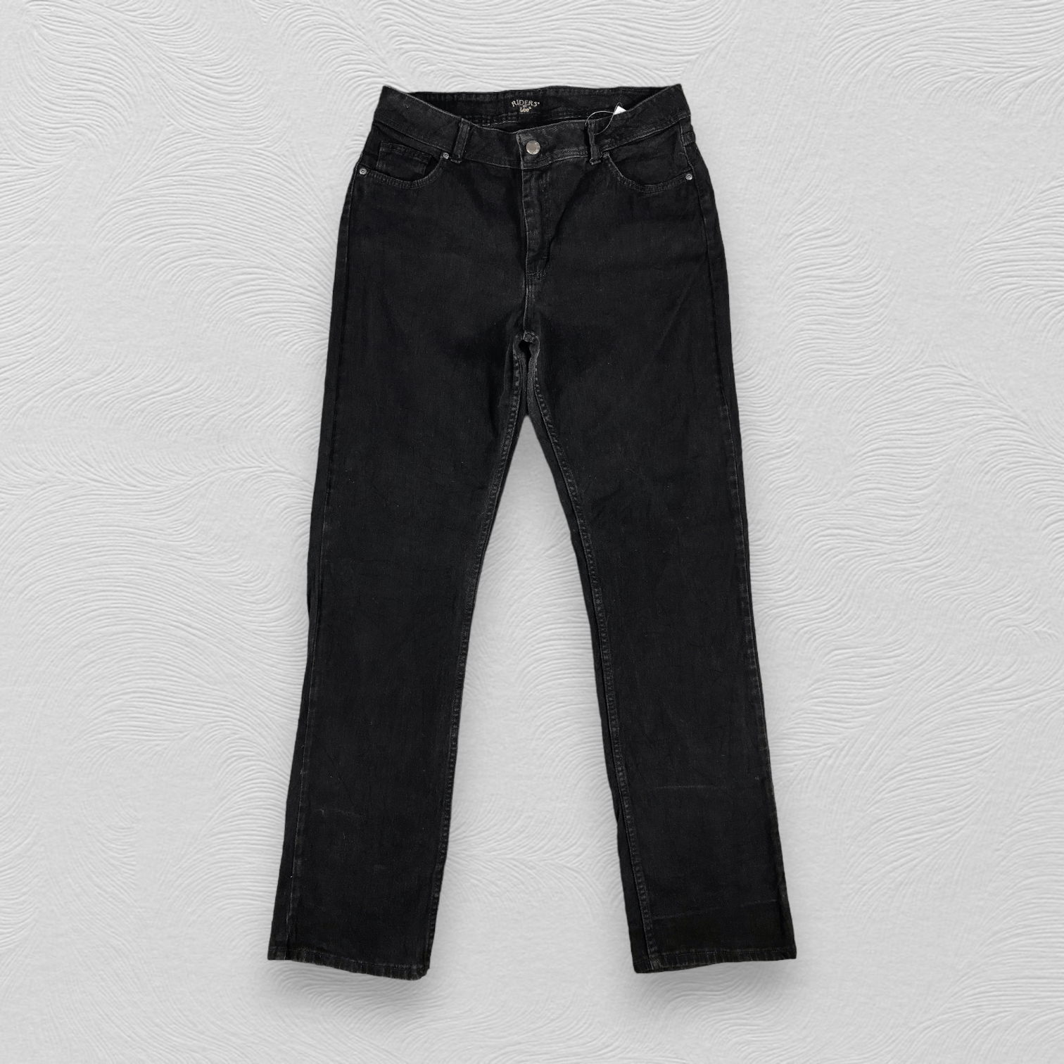 Lee Lee Riders Jeans Black Denim KJ1099 Size US 36 / EU 52 - 1 Thumbnail