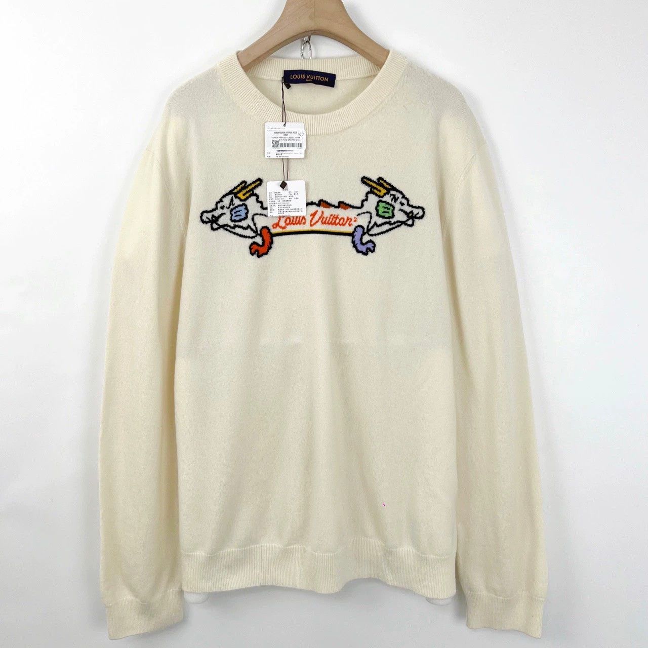 Louis Vuitton Louis Vuitton LV x Nigo2 Dragon Sweater - dmc Size US L / EU 52-54 / 3 - 1 Thumbnail