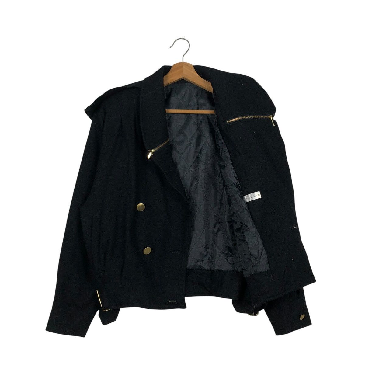 Japanese Brand 🔥VINTAGE BOMBER JACKET DOUBLE COLLAR ELBERT ISSEY MIYAKE Size US M / EU 48-50 / 2 - 13 Thumbnail